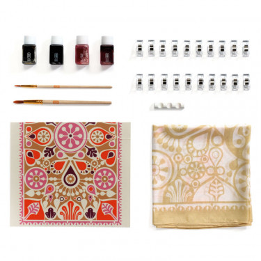 Peinture sur soie "Pétales" Atelier 11 - Atelier Grands Augustins - DJECO AGA 10011