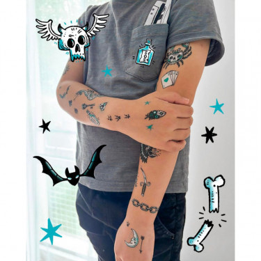 Tatouages 'Dark side' DJECO 9594