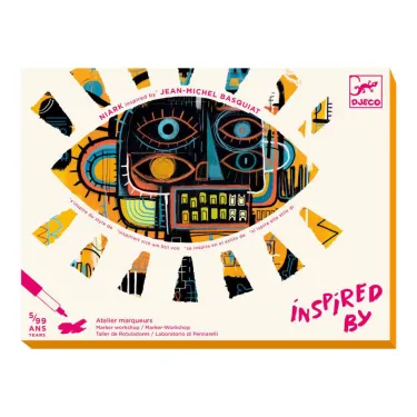 Atelier marqueurs "Brooklyn" DJECO 8388 inspired by Basquiat