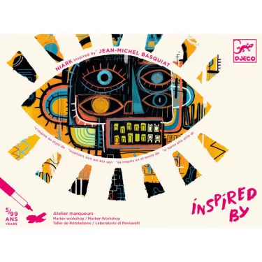 Atelier marqueurs "Brooklyn" DJECO 8388 inspired by Basquiat