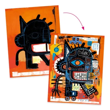 Atelier marqueurs "Brooklyn" DJECO 8388 inspired by Basquiat