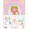 Vestiaire de Lilyrose, autocollants repositionnables tinyly DJECO 6980