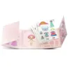 Vestiaire de Lilyrose, autocollants repositionnables tinyly DJECO 6980