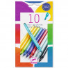 10 feutres pointe fine DJECO 9208 - Arc-en-ciel