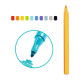 10 feutres pointe fine DJECO 9208 - Arc-en-ciel