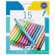 15 feutres pointe fine DJECO 9208 - Pacifique