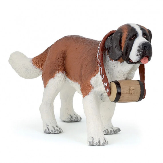 Saint-Bernard au tonneau, figurine PAPO 54009