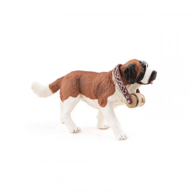 Saint-Bernard au tonneau, figurine PAPO 54009