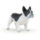 Bouledogue français noir & blanc, figurine PAPO 54006