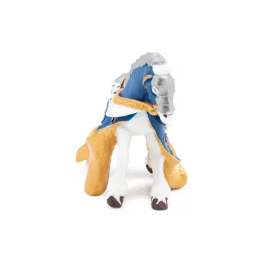 Cheval du roi Arthur bleu, figurine PAPO 39952