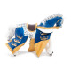 Cheval du roi Arthur bleu, figurine PAPO 39952