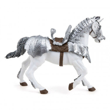 Cheval en armure, figurine PAPO 39799