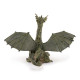 Dragon ailé vert avec flamme, figurine PAPO 39025