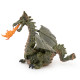 Dragon ailé vert avec flamme, figurine PAPO 39025