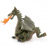 Dragon ailé vert avec flamme, figurine PAPO 39025