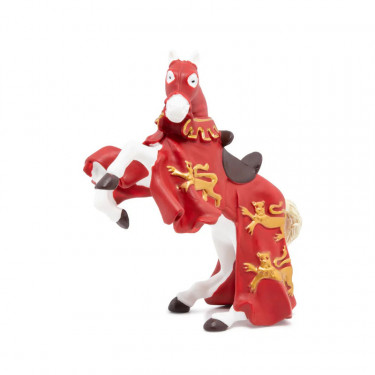Cheval du Roi Richard rouge, figurine PAPO 39340