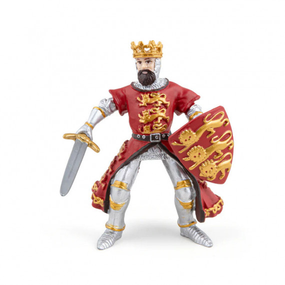 Roi Richard Coeur de Lion rouge, figurine PAPO 39338