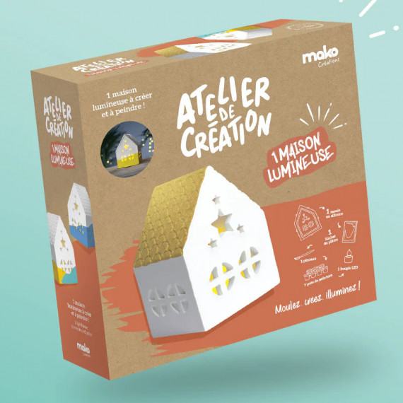 Maison lumineuse - Atelier de création Mako Moulages 39123