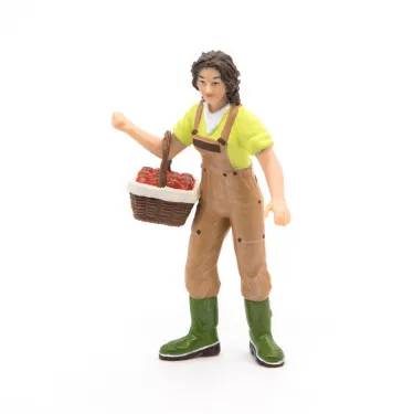 Fermière au panier, figurine PAPO 39219