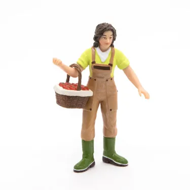 Fermière au panier, figurine PAPO 39219