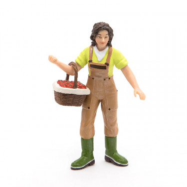 Fermière au panier, figurine PAPO 39219