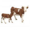 Veau simmental, figurine PAPO 51134