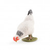 Poule blanche picorant PAPO 51160