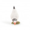 Poule blanche picorant PAPO 51160