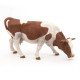 Vache simmental broutant, figurine PAPO 51147