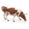 Vache simmental broutant, figurine PAPO 51147