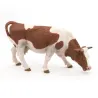 Vache simmental broutant, figurine PAPO 51147