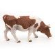 Vache simmental broutant, figurine PAPO 51147