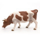 Vache simmental broutant, figurine PAPO 51147