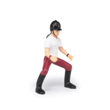 Jeune cavalière, figurine PAPO 52004