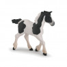 Poulain Cob Noir et Blanc, figurine PAPO 51508