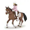 Cheval de la cavalière fashion hiver, PAPO 51553
