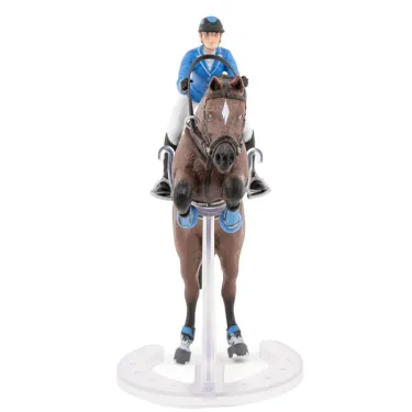 Cheval de saut d'obstacles et sa cavalière PAPO 51560