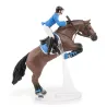 Cheval de saut d'obstacles et sa cavalière PAPO 51560
