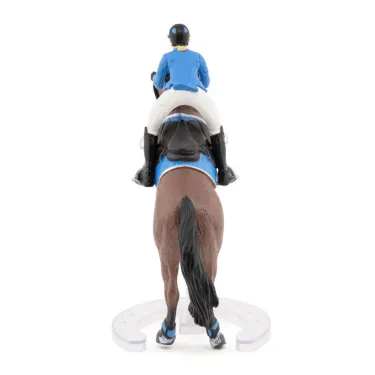 Cheval de saut d'obstacles et sa cavalière PAPO 51560