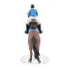 Cheval de saut d'obstacles et sa cavalière PAPO 51560