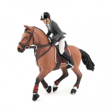 Cheval de concours et son cavalier PAPO 51561