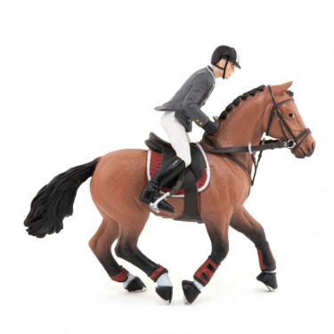 Cheval de concours et son cavalier PAPO 51561