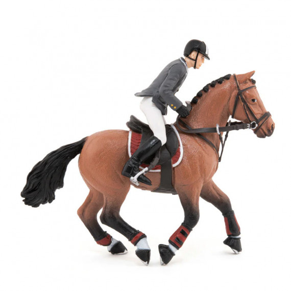 Cheval de concours et son cavalier PAPO 51561