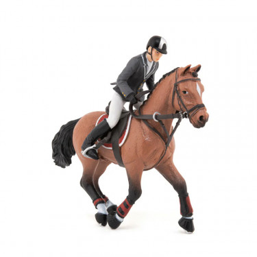 Cheval de concours et son cavalier PAPO 51561