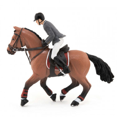 Cheval de concours et son cavalier PAPO 51561