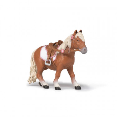 Poney Shetland avec selle PAPO 51559