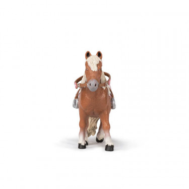 Poney Shetland avec selle PAPO 51559