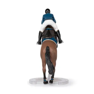 Cheval de saut d'obstacles et son cavalier PAPO 51562