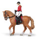 Cheval de promenade et sa cavalière, figurine PAPO 51564