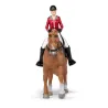 Cheval de promenade et sa cavalière, figurine PAPO 51564